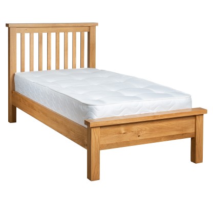 Dorset Oak New Style 3' Single Low Foot End Bed  